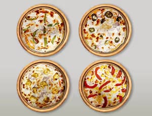 Set of 4 Double Topping